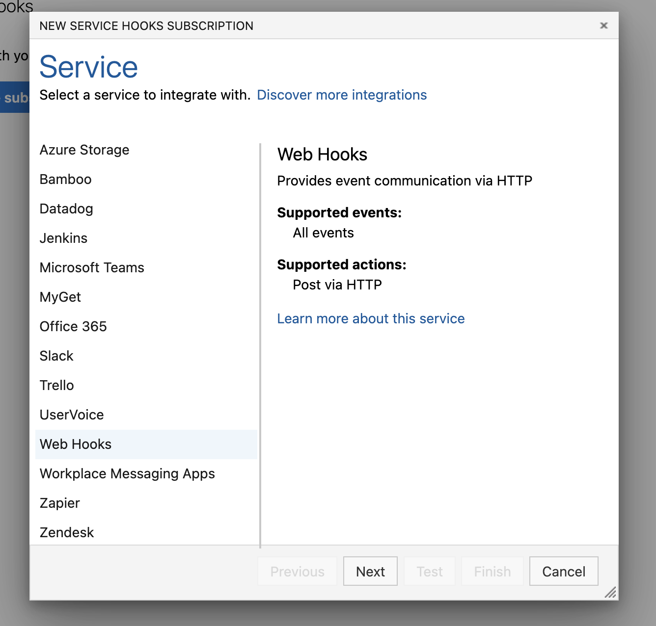 New Service Hook New Service Hook